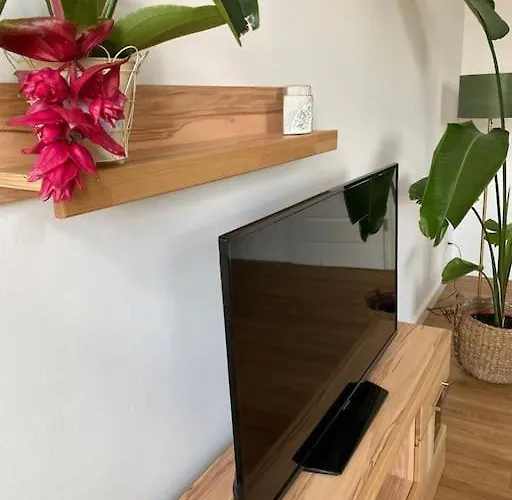 2-zimmer Zentral In Ferdinandshof, Wlan Modern Lägenhet *